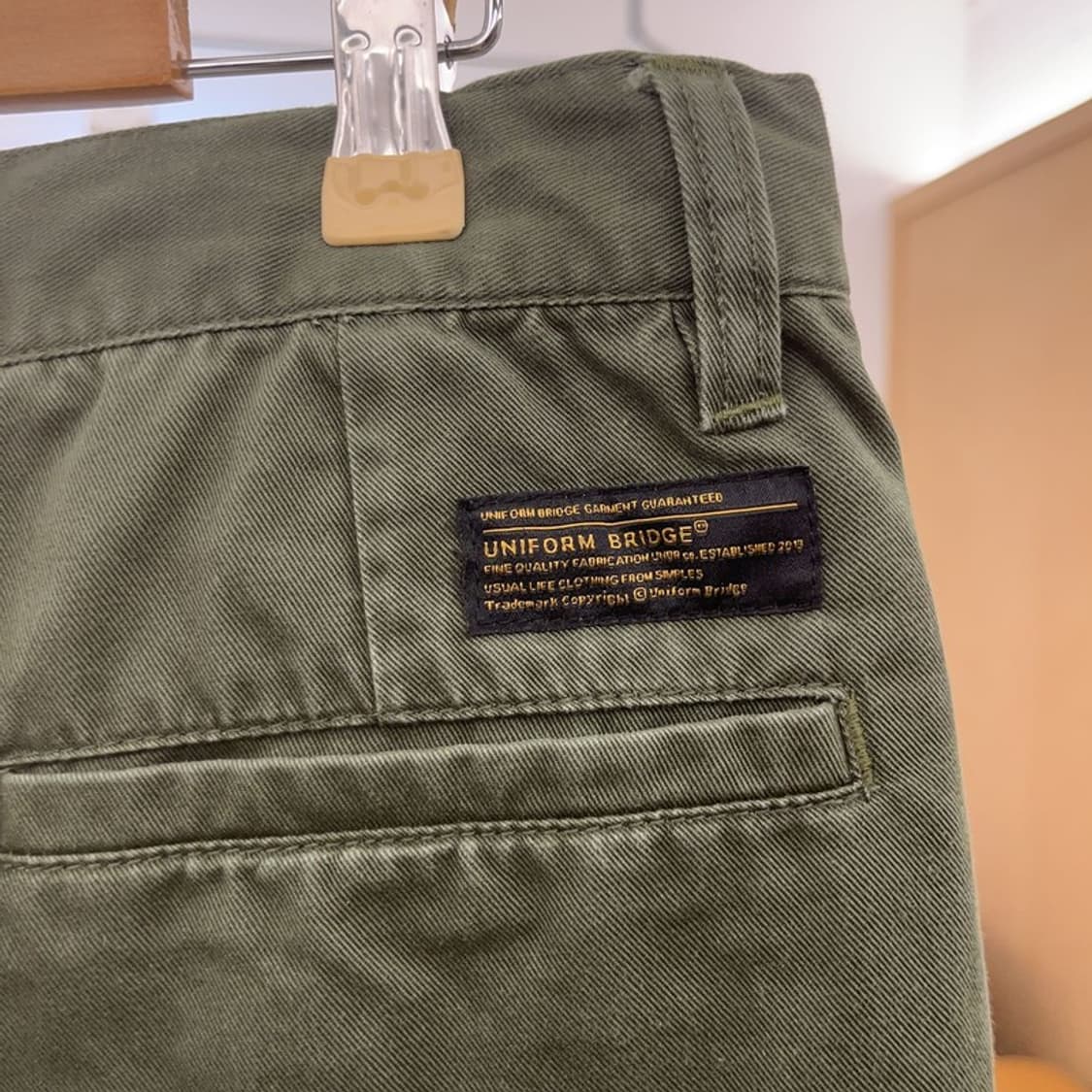 유니폼브릿지 빈티지 말차카키 워크 카고팬츠 M C09481 상품이미지5