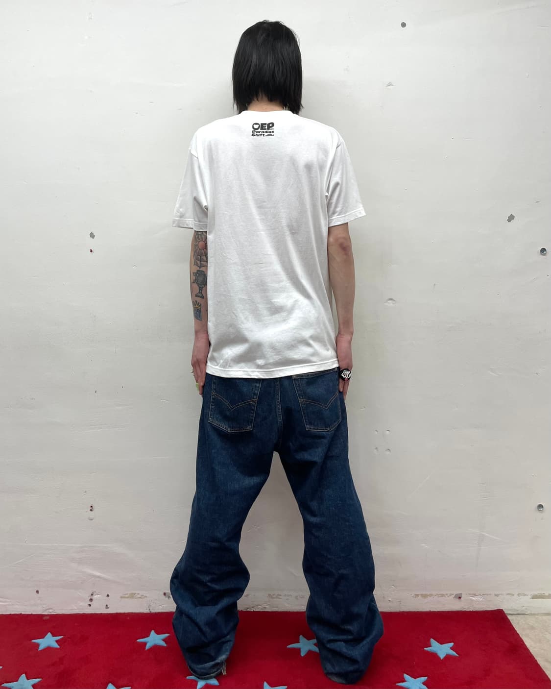 Red bear white t-shirt  상품이미지4