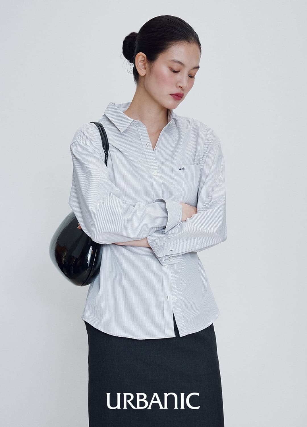 URBANIC 얼바닉30 버치스트라이프 셔츠 상품이미지1