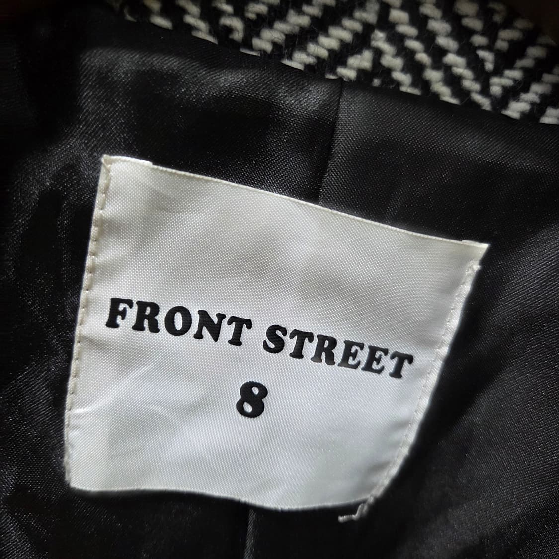 이태리 헤링본 롱 코트 상품이미지6