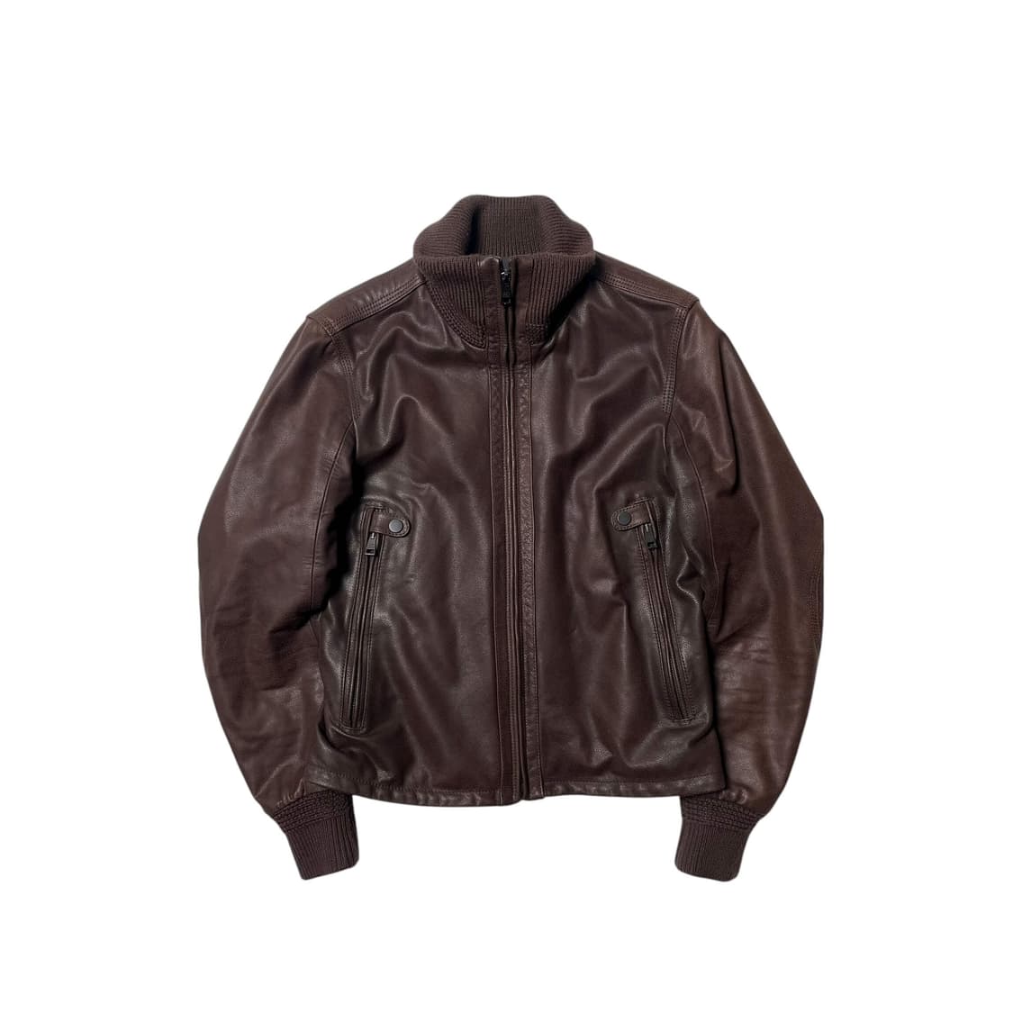 Gian carlo rossi 엘보 니트 카프레더 봄버 (italy) 상품이미지1