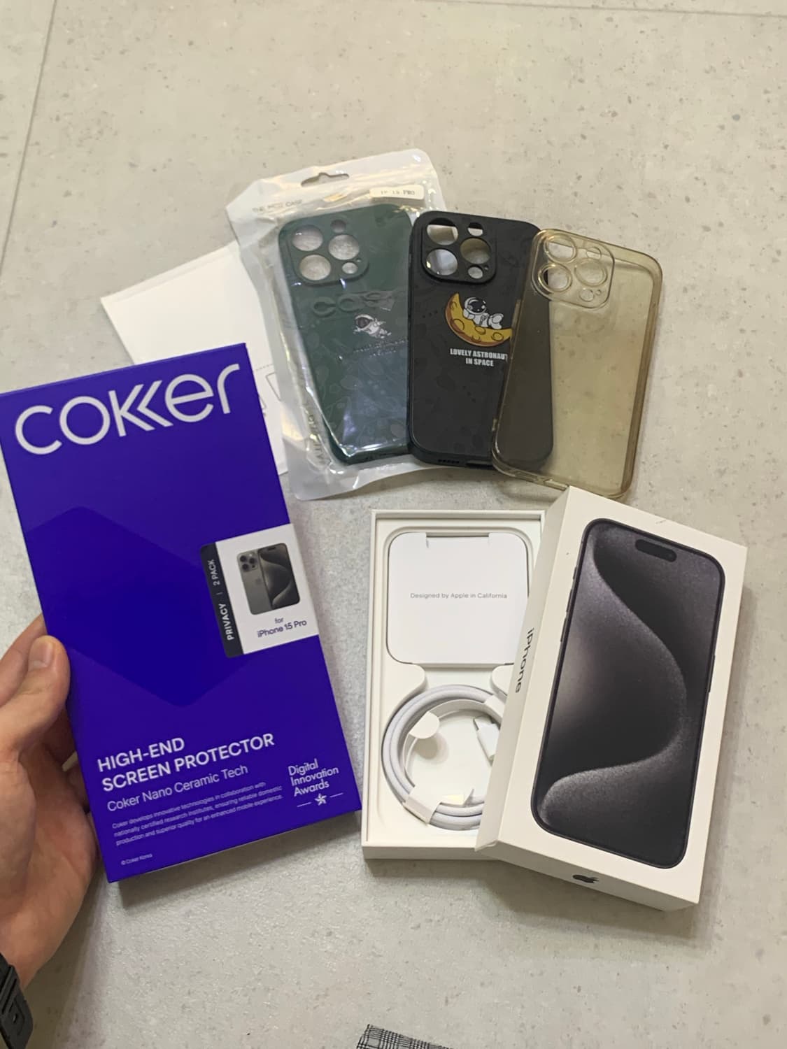 상태최상 아이폰 15프로 티타늄 블랙 256G 배터리 95% 상품이미지10