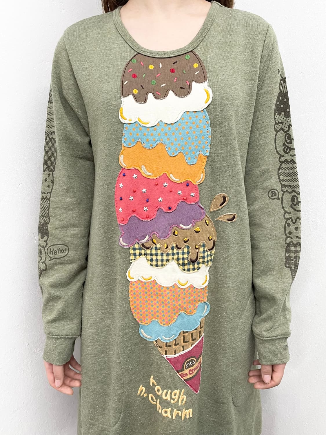 JPN 아이스크림 패치 모리 원피스🍦 상품이미지2