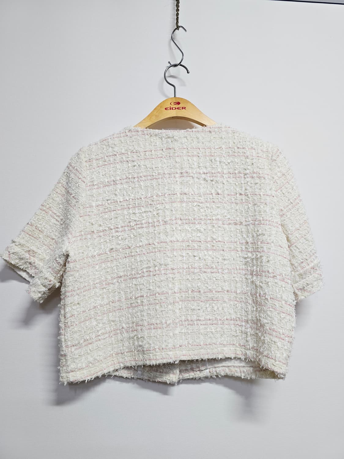 jj지고트 트위드 반팔 자켓 상품이미지5