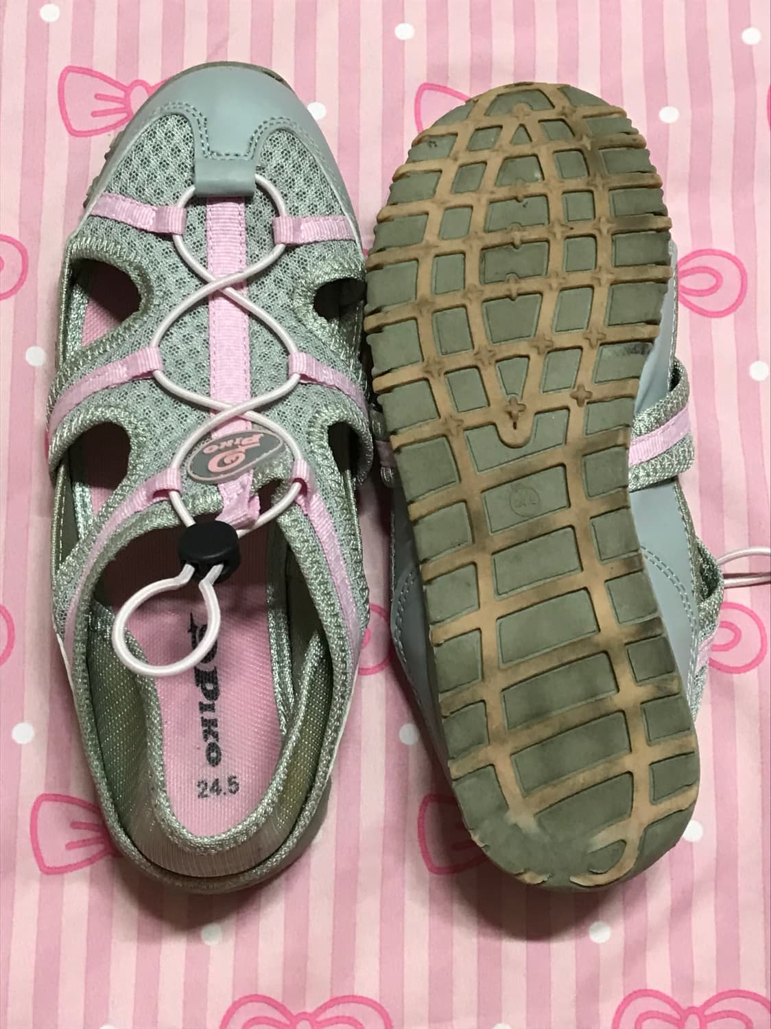 Piko 실버핑크 투웨이 샌들 상품이미지3