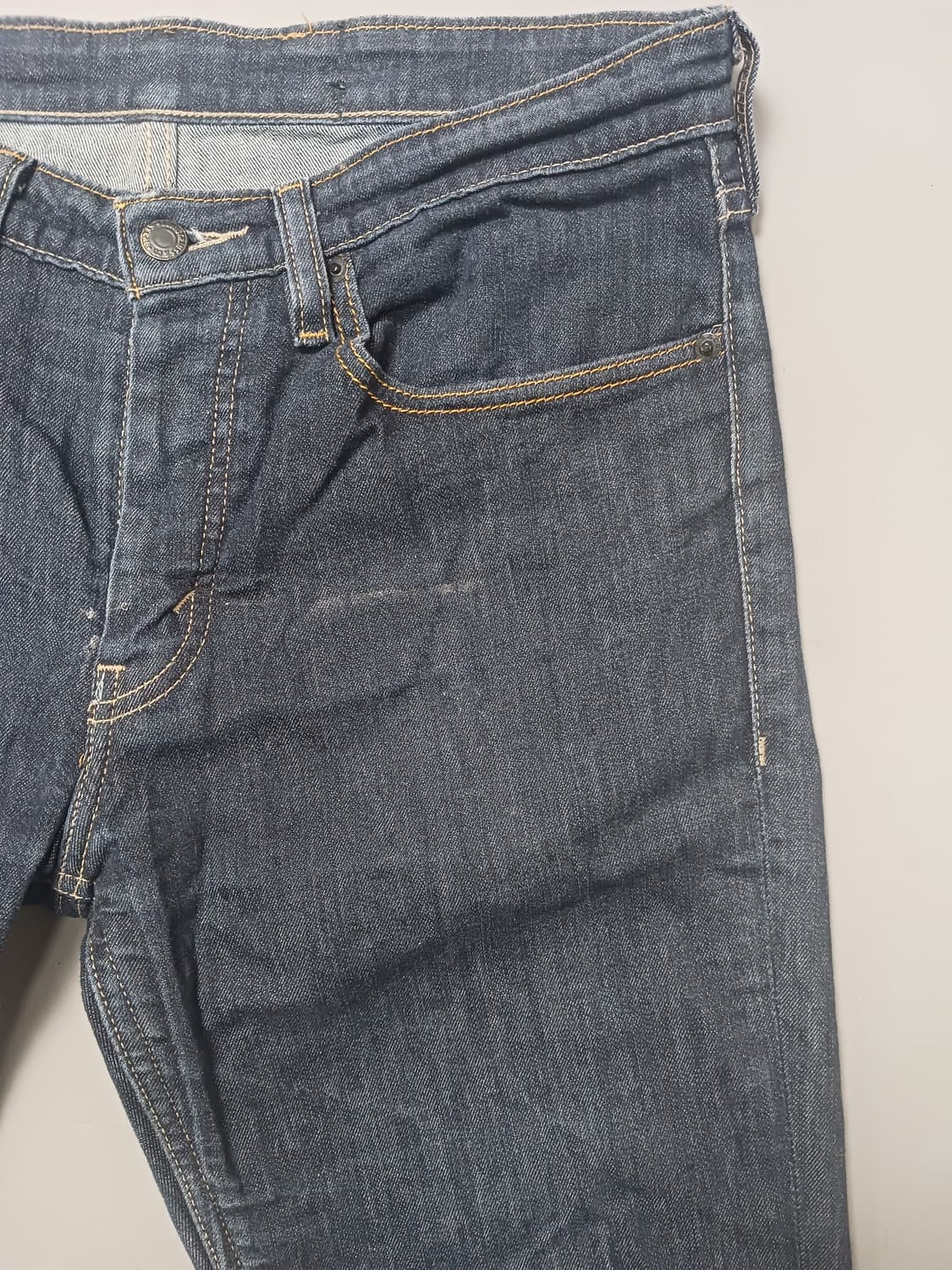 [34] 리바이스 511 흑청 블랙패치 슬림진 청바지 상품이미지4