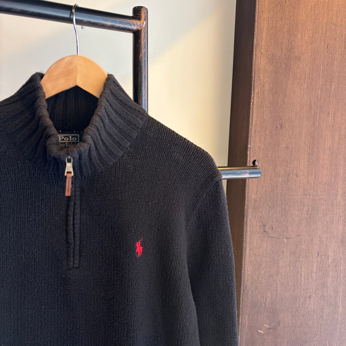 16116 - 폴로 랄프로렌 블랙 반집업 니트 상품이미지3