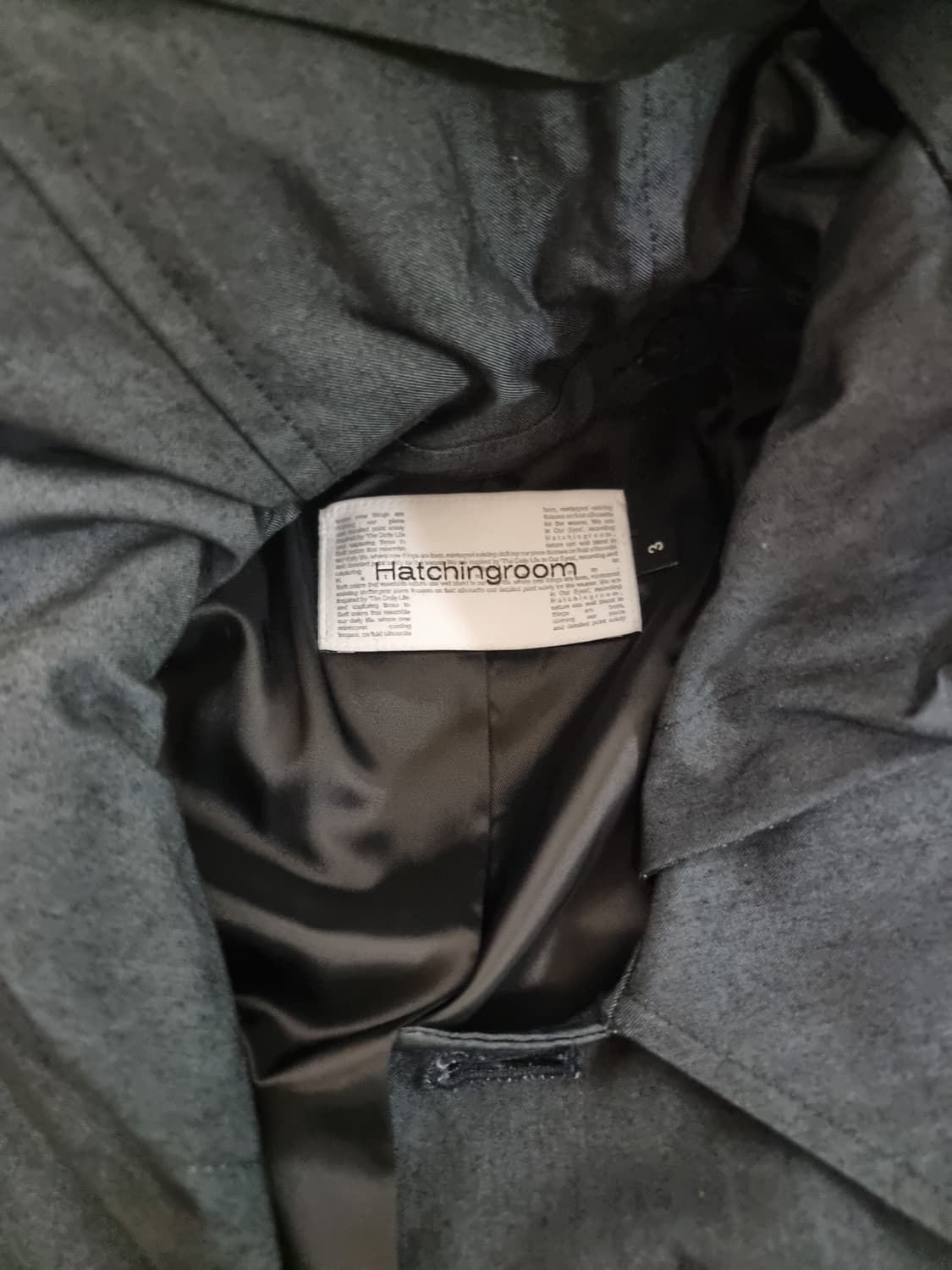 해칭룸 Reporter Coat Stone Indigo 3size 상품이미지9