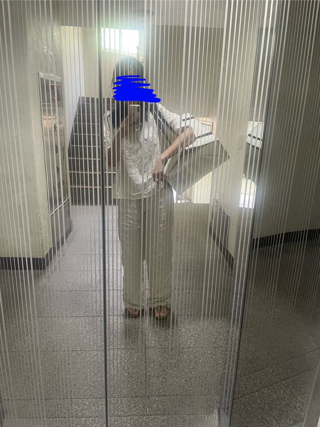 빈티지 7부 블라우스 상품이미지3