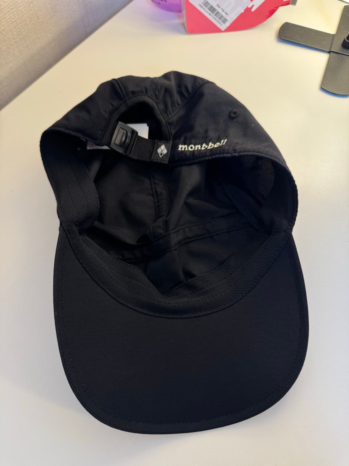 [L]몽벨 아웃도어 원 포인트 볼캡  블랙 상품이미지6