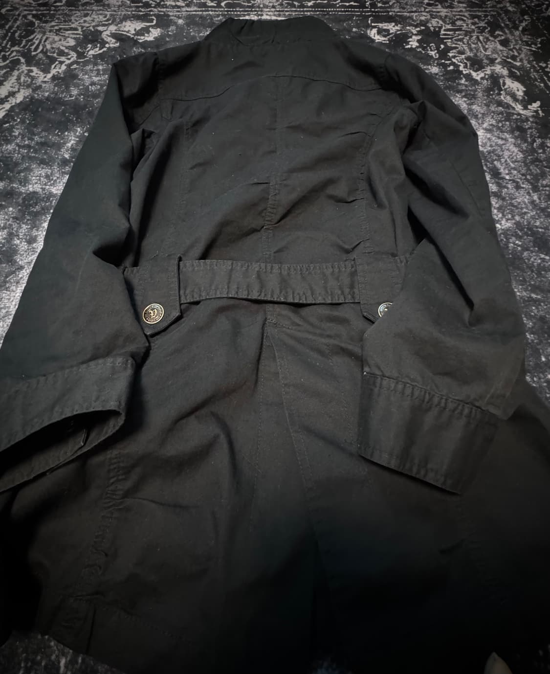 00s Style Black Long Jacket 상품이미지4