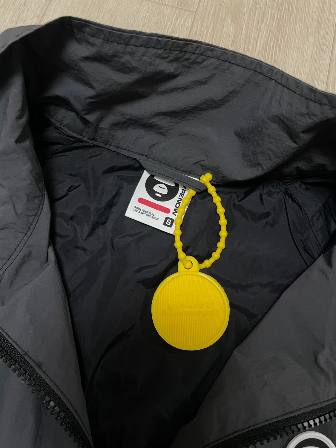 에이프 Aape 바람막이 블랙 라이트 자켓 새제품 상품이미지4