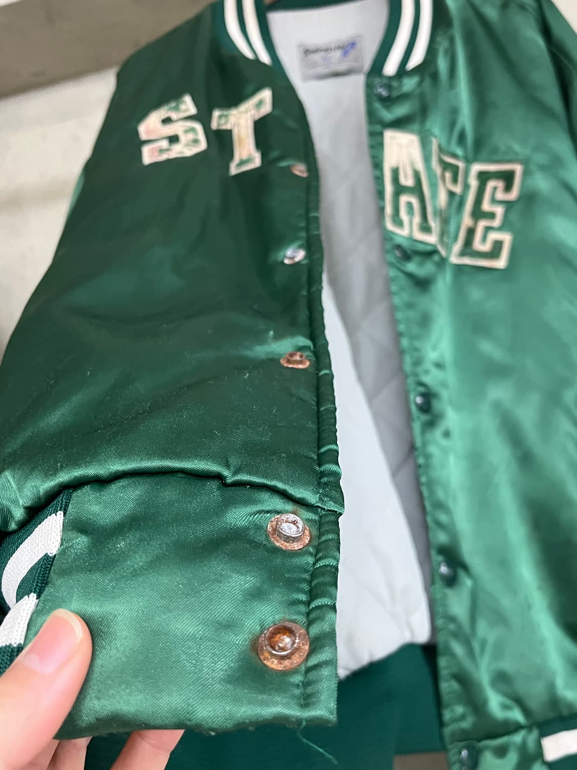 90s USA VINTAGE STADIUM JACKET  상품이미지9