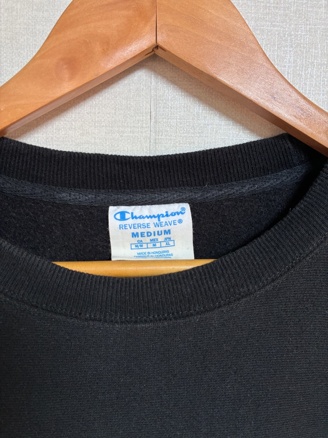빈티지 챔피온 맨투맨 블랙 M 상품이미지3