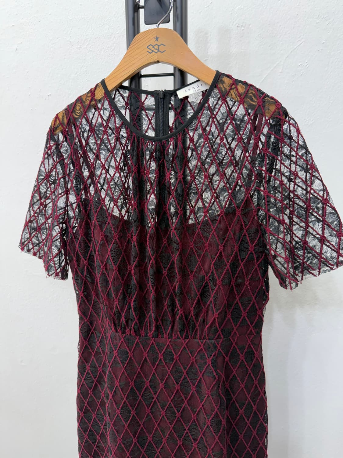 정품) 산드로 여성 레이스 원피스 2 상품이미지3