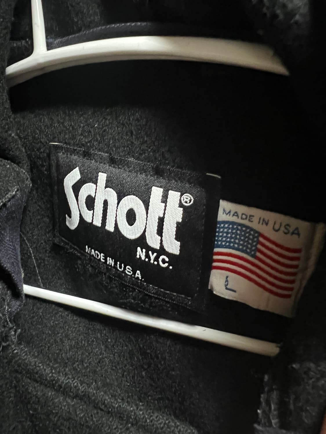 Schott 더플코트 블랙 L 상품이미지3