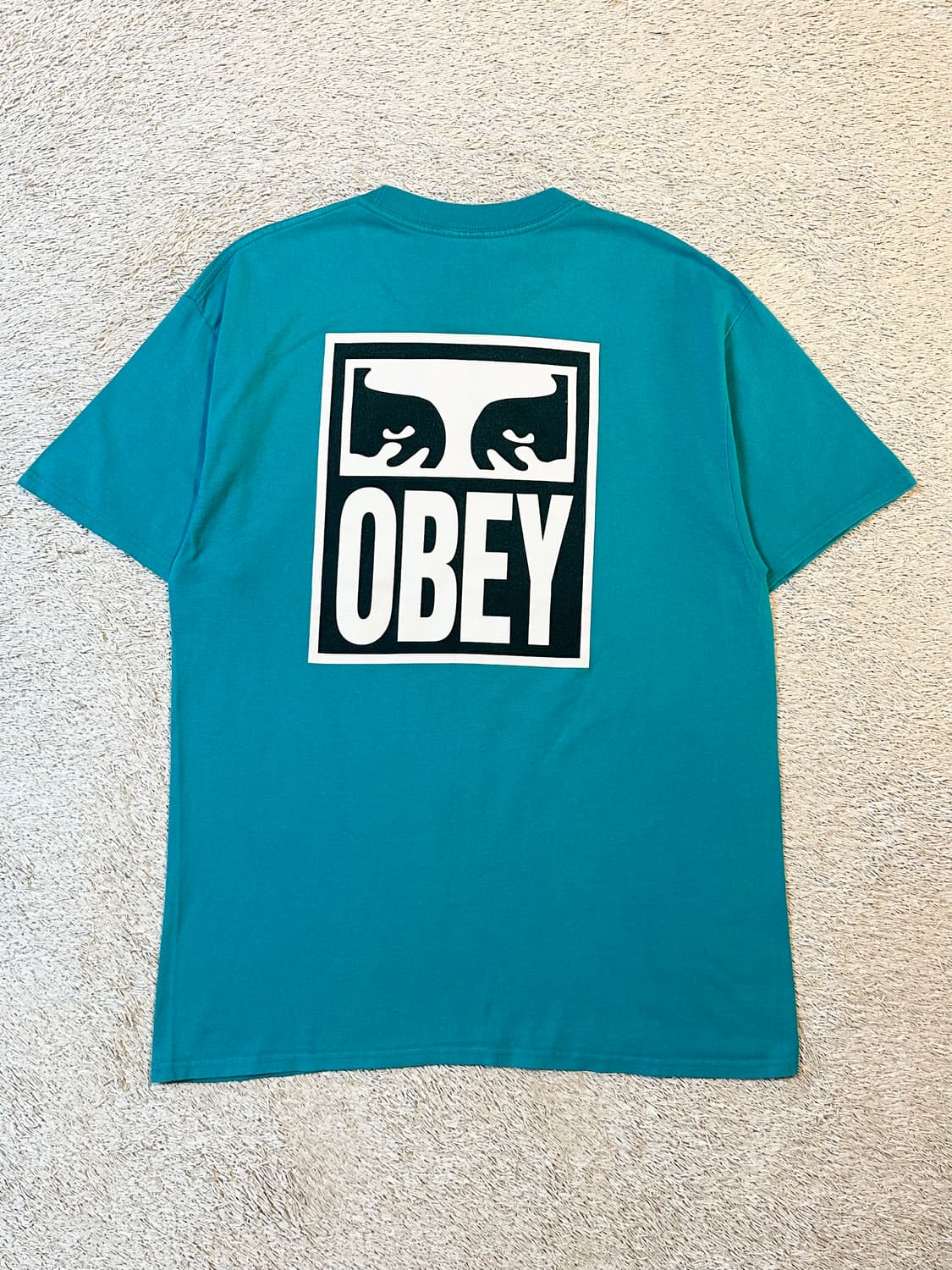 오베이 OBEY 아이즈 아이콘2 반팔 티셔츠 그린 상품이미지1