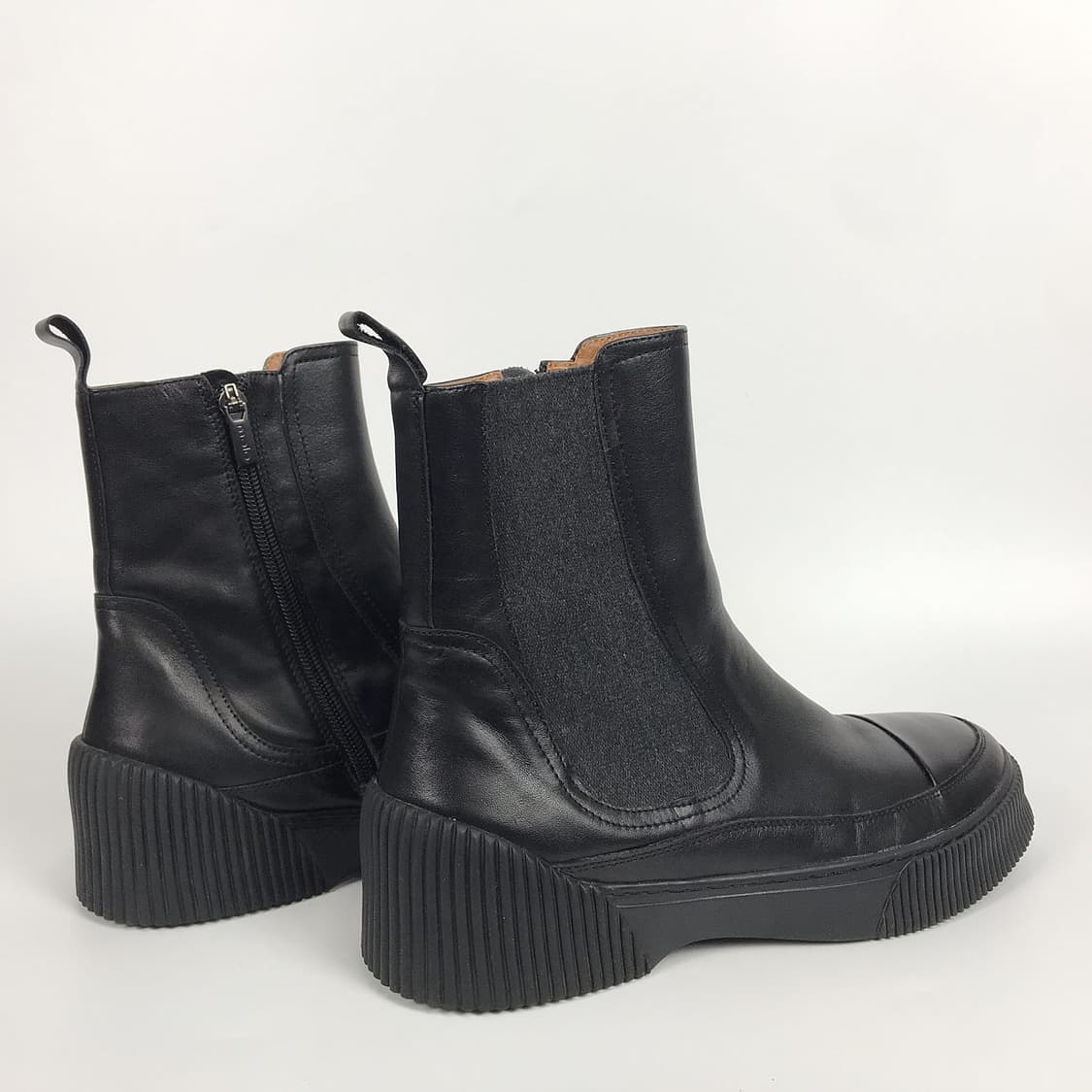 말로 malo 레더 첼시 부츠 여성255 상품이미지4