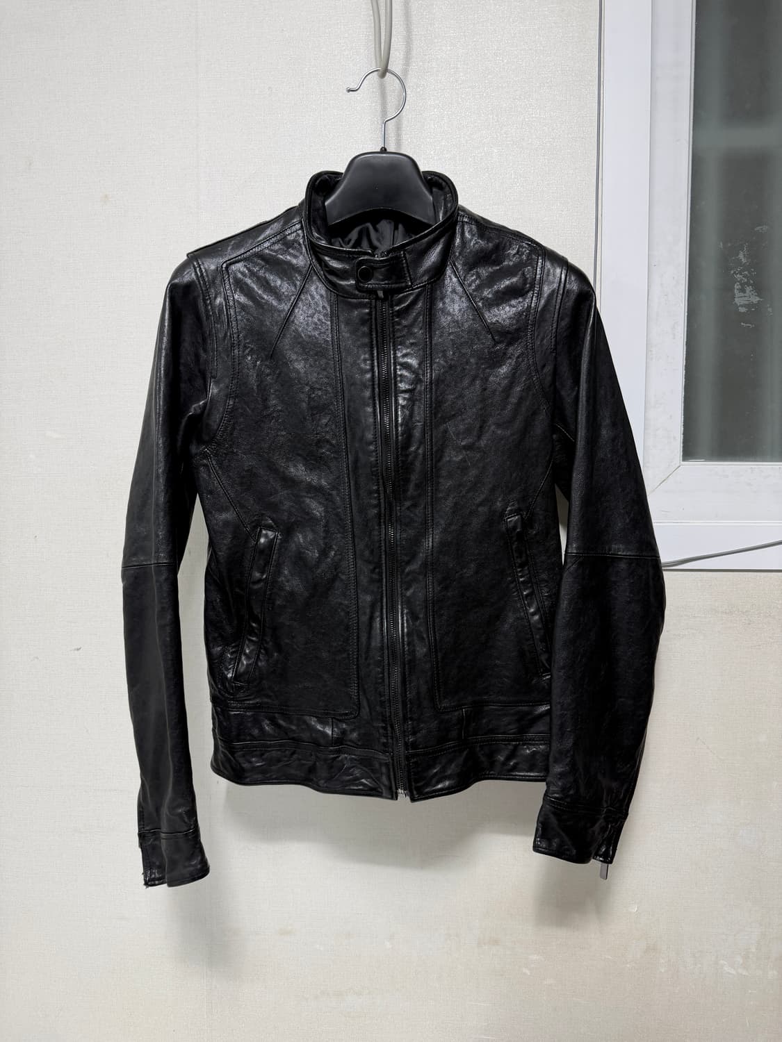 [os] 램스킨 레더 자켓 상품이미지2