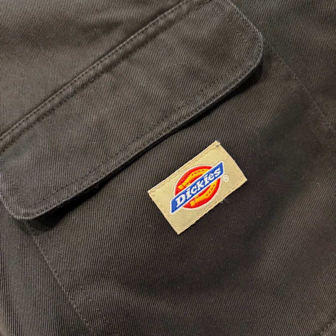 [L] 디키즈 코듀로이 카라 블랙 워크 자켓 D345 상품이미지4