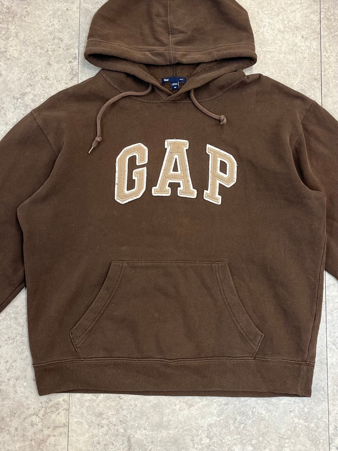 갭 후드티 브라운 XS #csz2394 상품이미지6