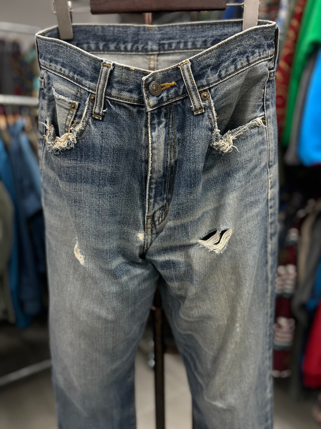 유니클로 링데님 32 (일판) 워싱최고 상품이미지6