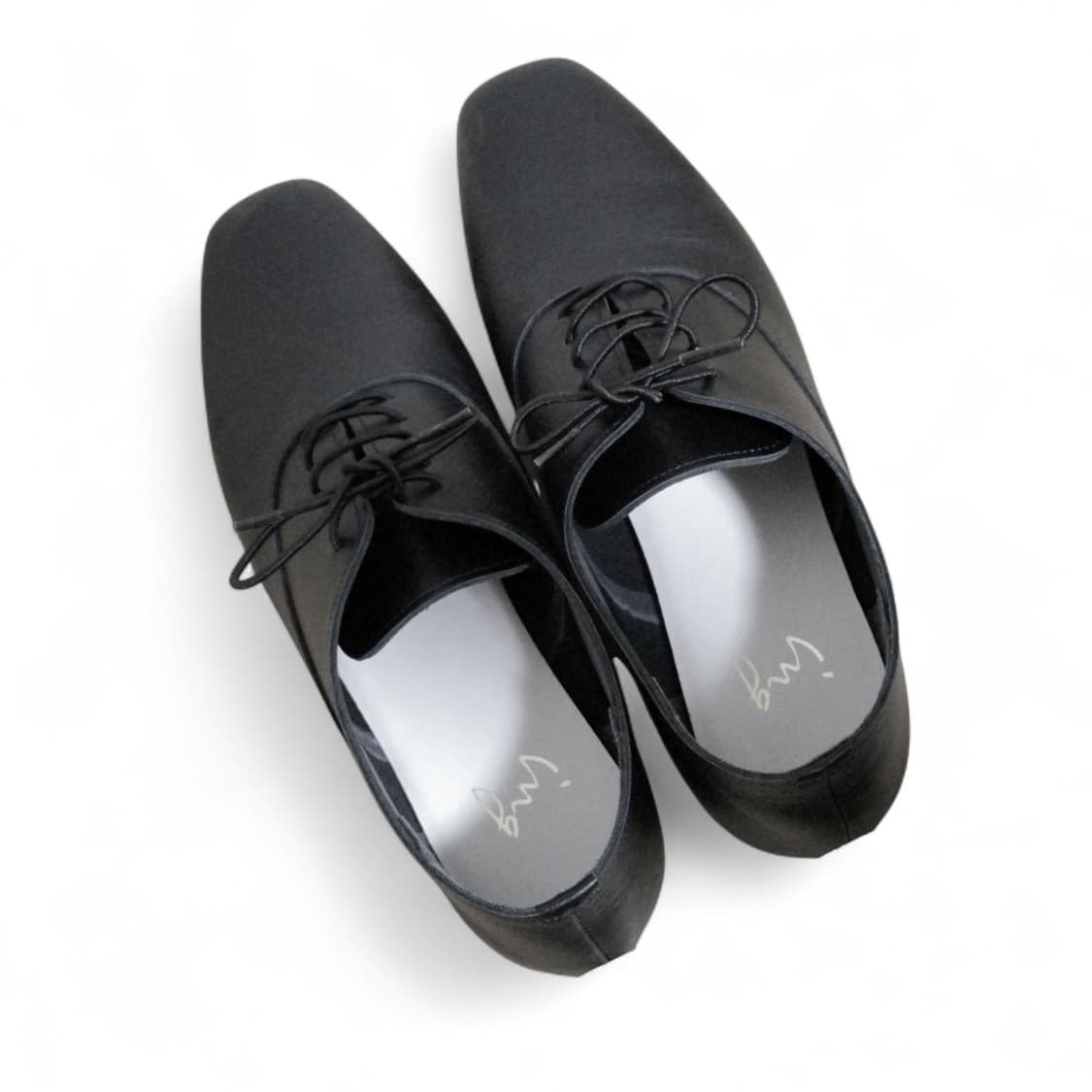 ing 재패니즈 브랜드 소가죽 레이스업 슈즈 플랫 꼼데 스타일 상품이미지2