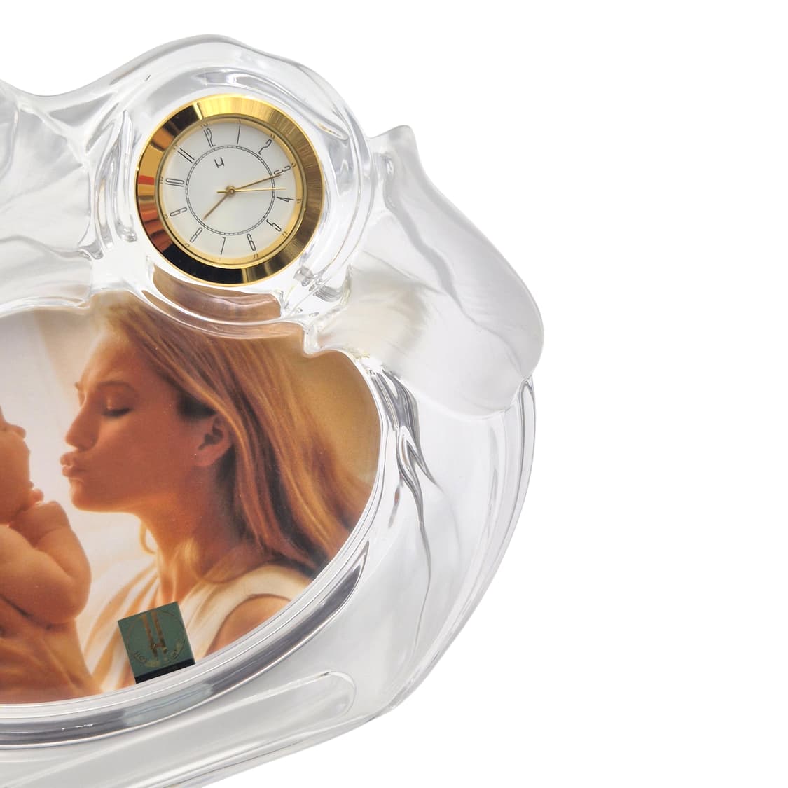 90s 호야 크리스탈 불투명 꽃잎 액자&시계 상품이미지2