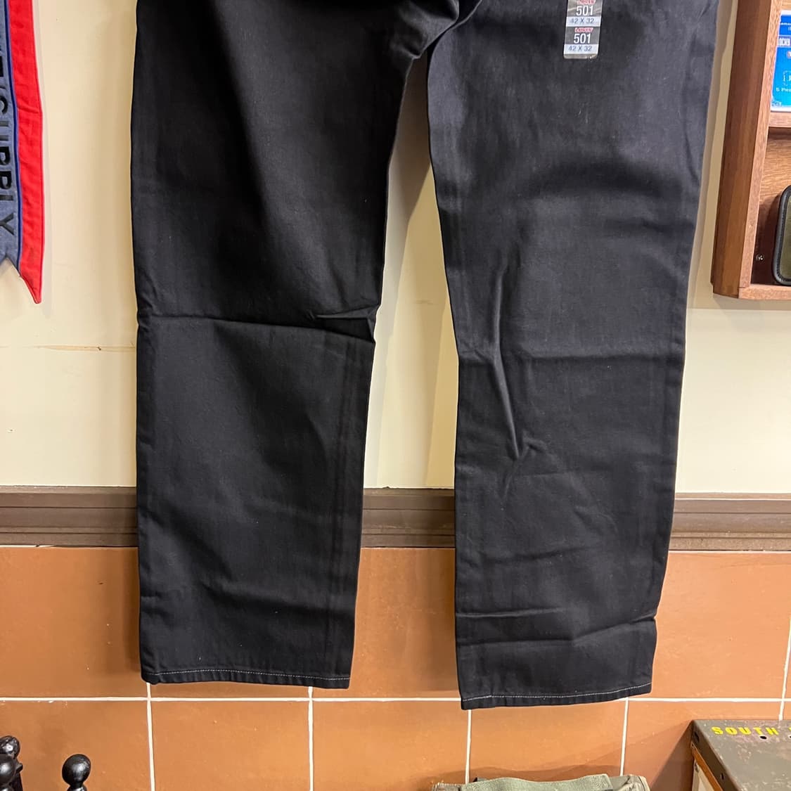 리바이스 501 블랙진 42x32 Size 데드스탁 260318-5 상품이미지7