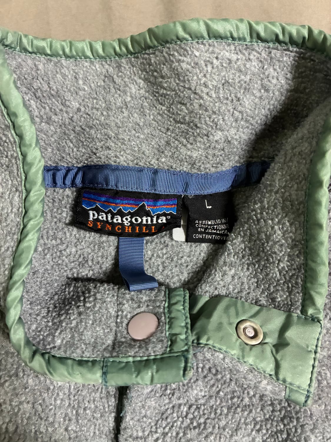 Patagonia synchilla snap t gray  [L] 상품이미지3