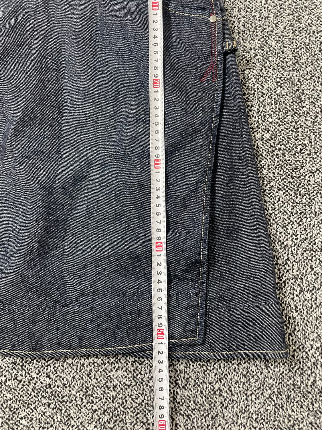 빈티지9. 리바이스 엔지니어드 진 데님 랩 스커트 청치마 미니 스커트 상품이미지7