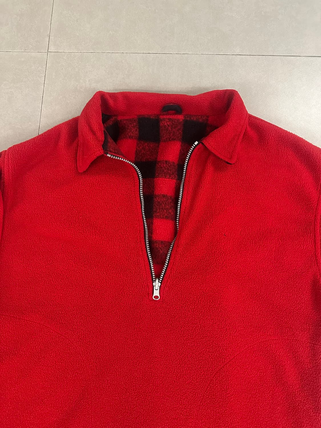 90’s 빈티지 Marlboro 리버서블 플리스 L 상품이미지5