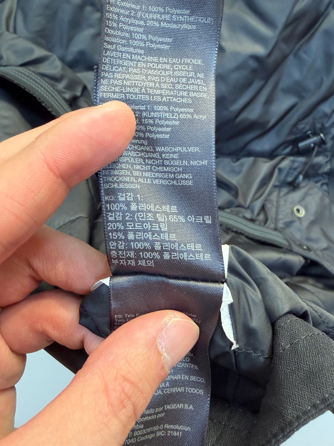 마모트 블랙 야상 자켓 상품이미지7