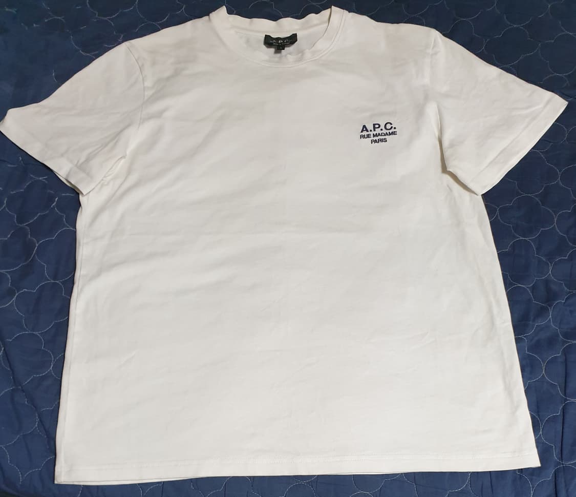 APC 루 마담 파리 반팔티 화이트 (L) 상품이미지1