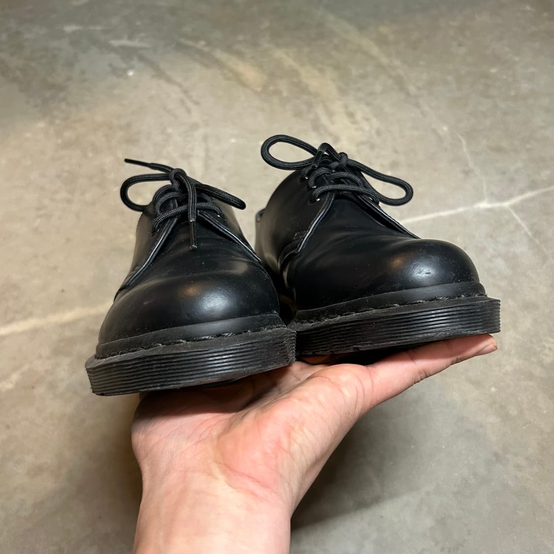 260) 닥터마틴 1461 모노 블랙 구두 더비슈즈 상품이미지6