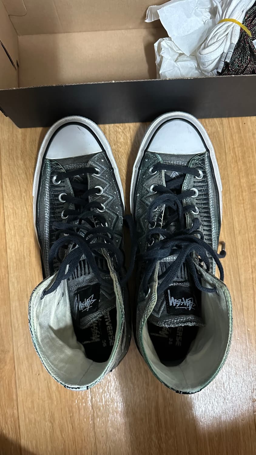 [280] 스투시 X 컨버스 척 70 콜라보 (아워레가시) 상품이미지1