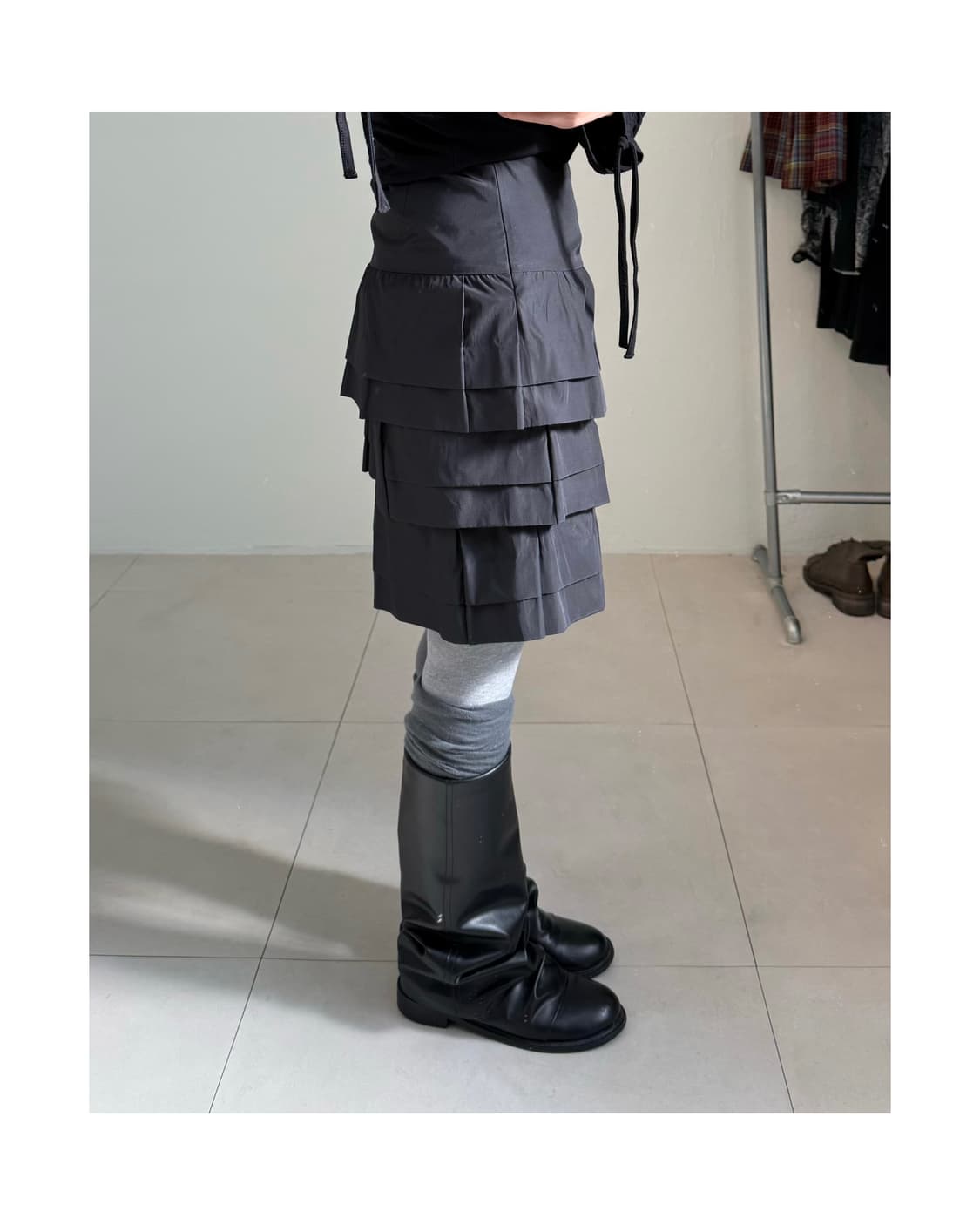 빈티지 미디 스커트 상품이미지2