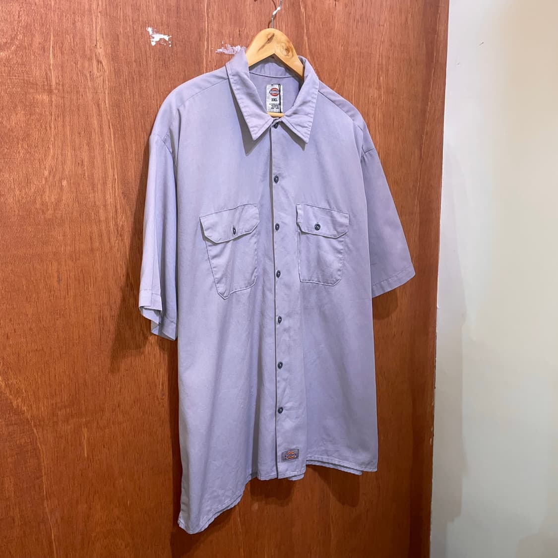 (2XL) Dickies 디키즈 반팔 워크 셔츠 그레이 상품이미지3