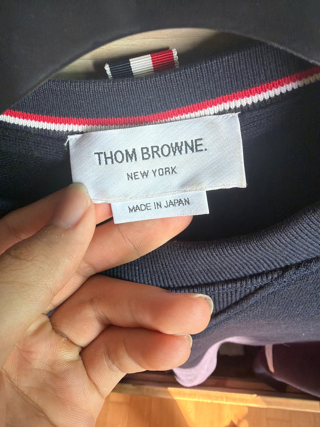 톰브라운 맨투맨 5사이즈 상품이미지2