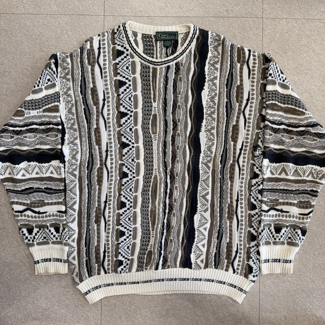 빈티지 케이블 니트 상품이미지1