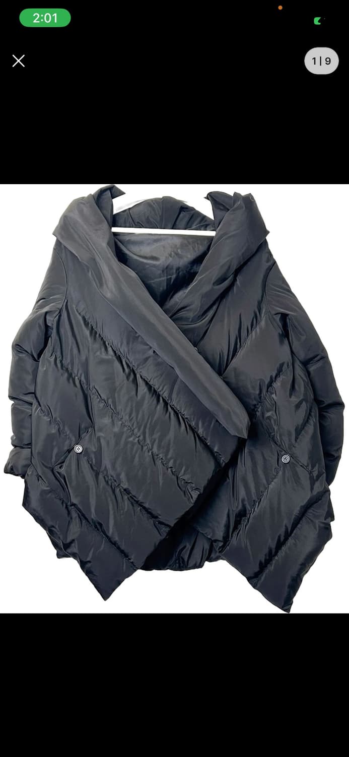 아방가르드 드레이프 패딩 상품이미지1