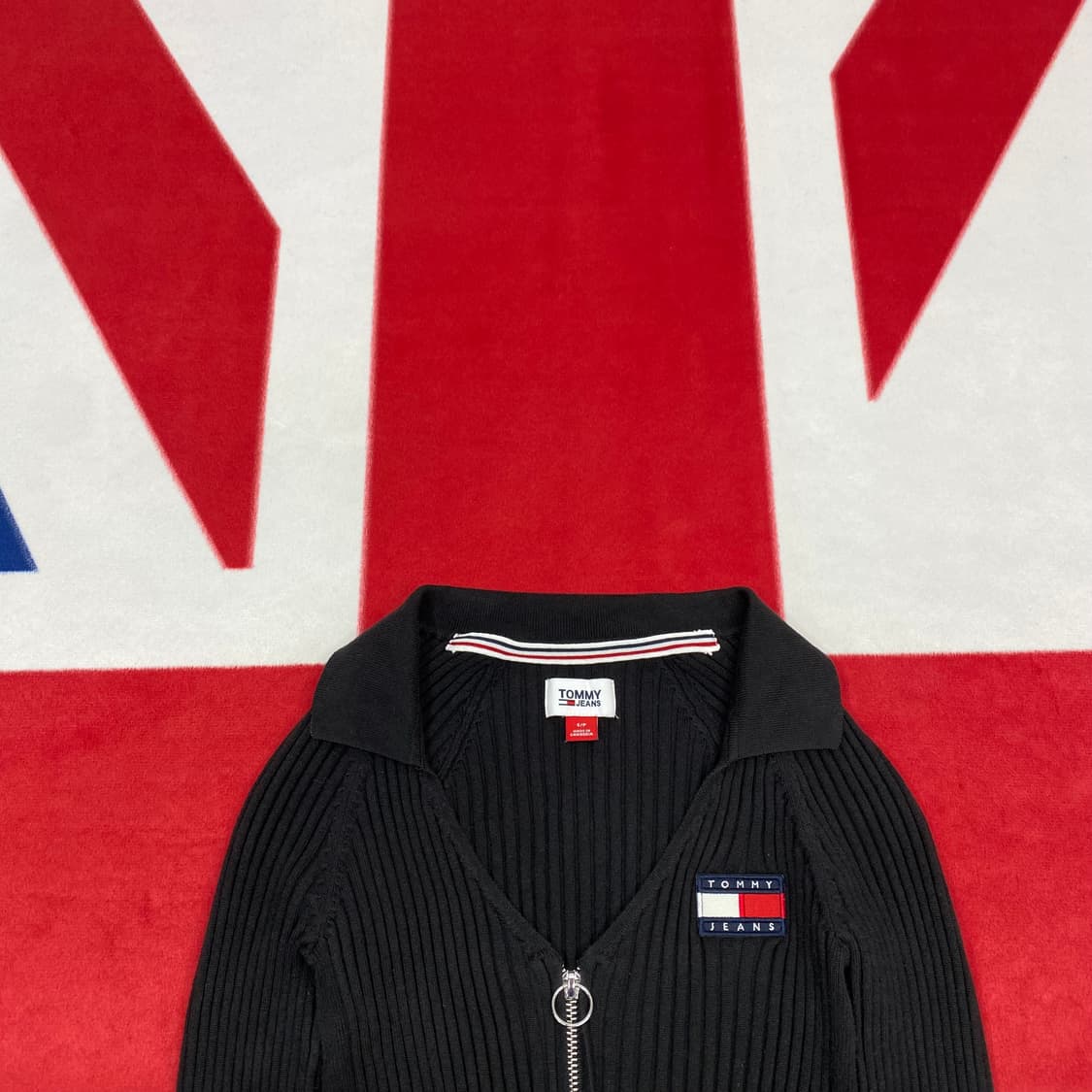 타미 딱붙핏 골지니트집업 여성 S  상품이미지3