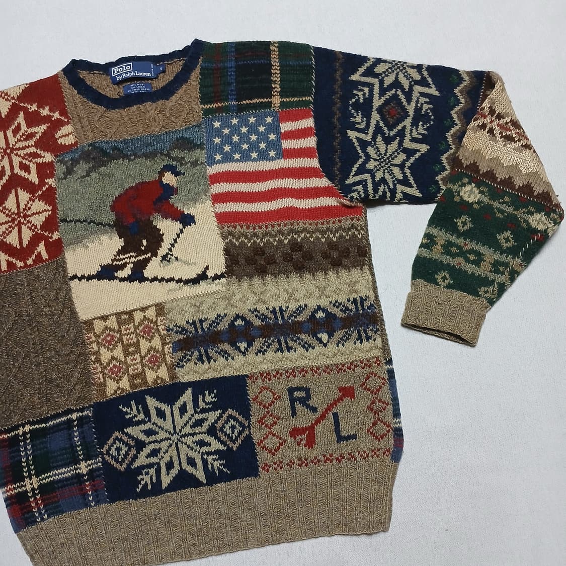 polo 폴로 랄프로렌 90s 일경물산 빈티지 니트 울 상품이미지3