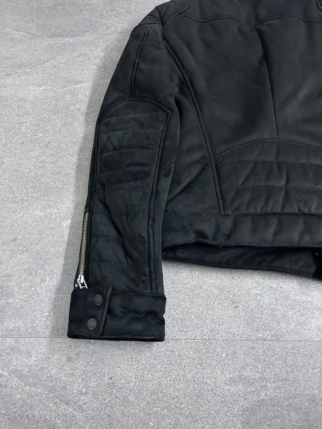 아르마니 시어링 바이커 자켓 상품이미지10