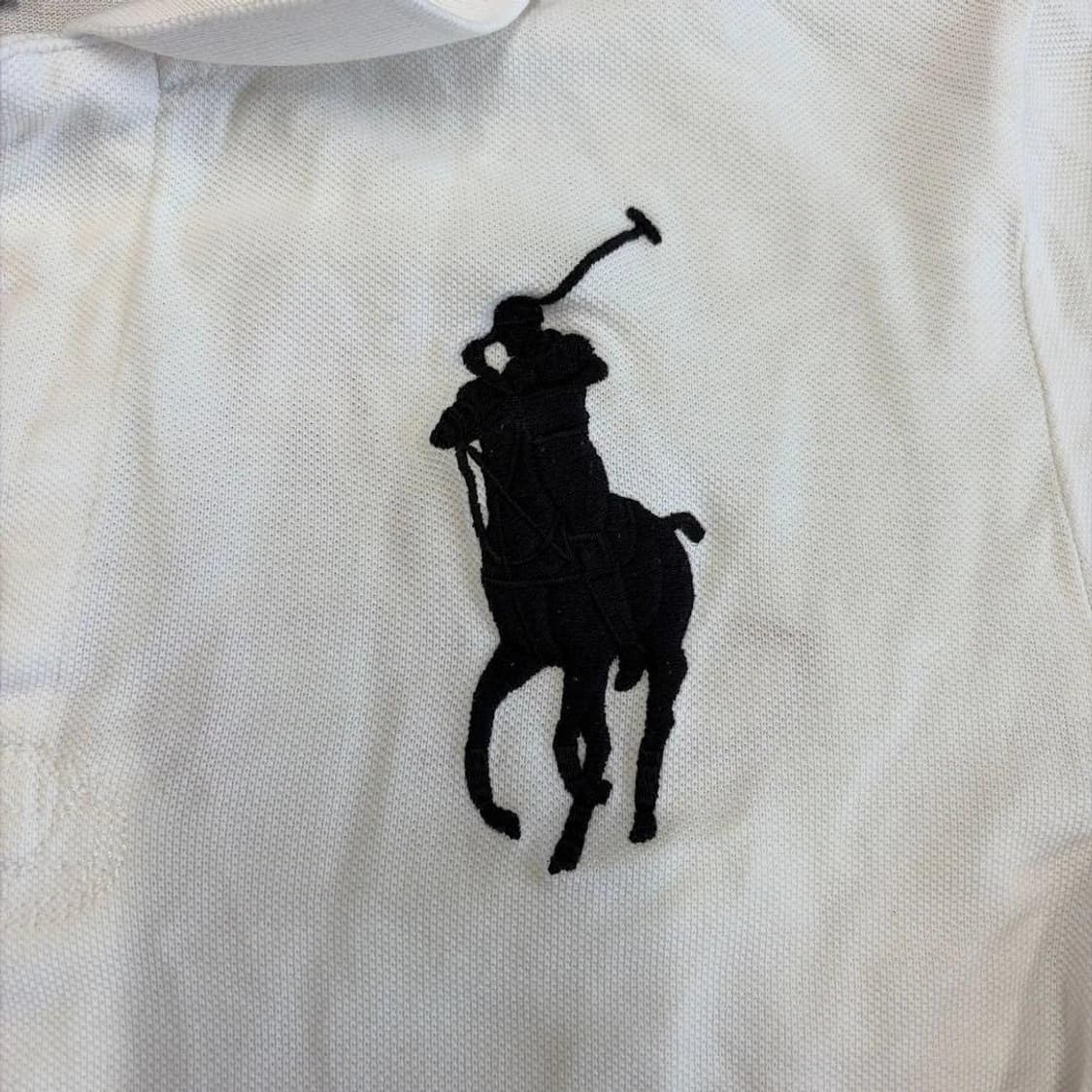 폴로 랄프 로렌 빅포니 재팬 트랙 앤 필드 반팔 카라티 화이트 상품이미지4