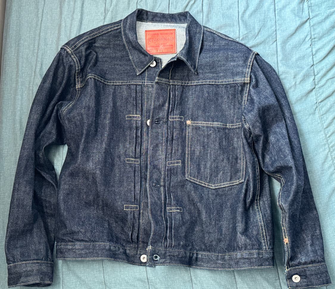아웃스탠딩 1세대 데님 복각 자켓 S(남성L) 상품이미지1