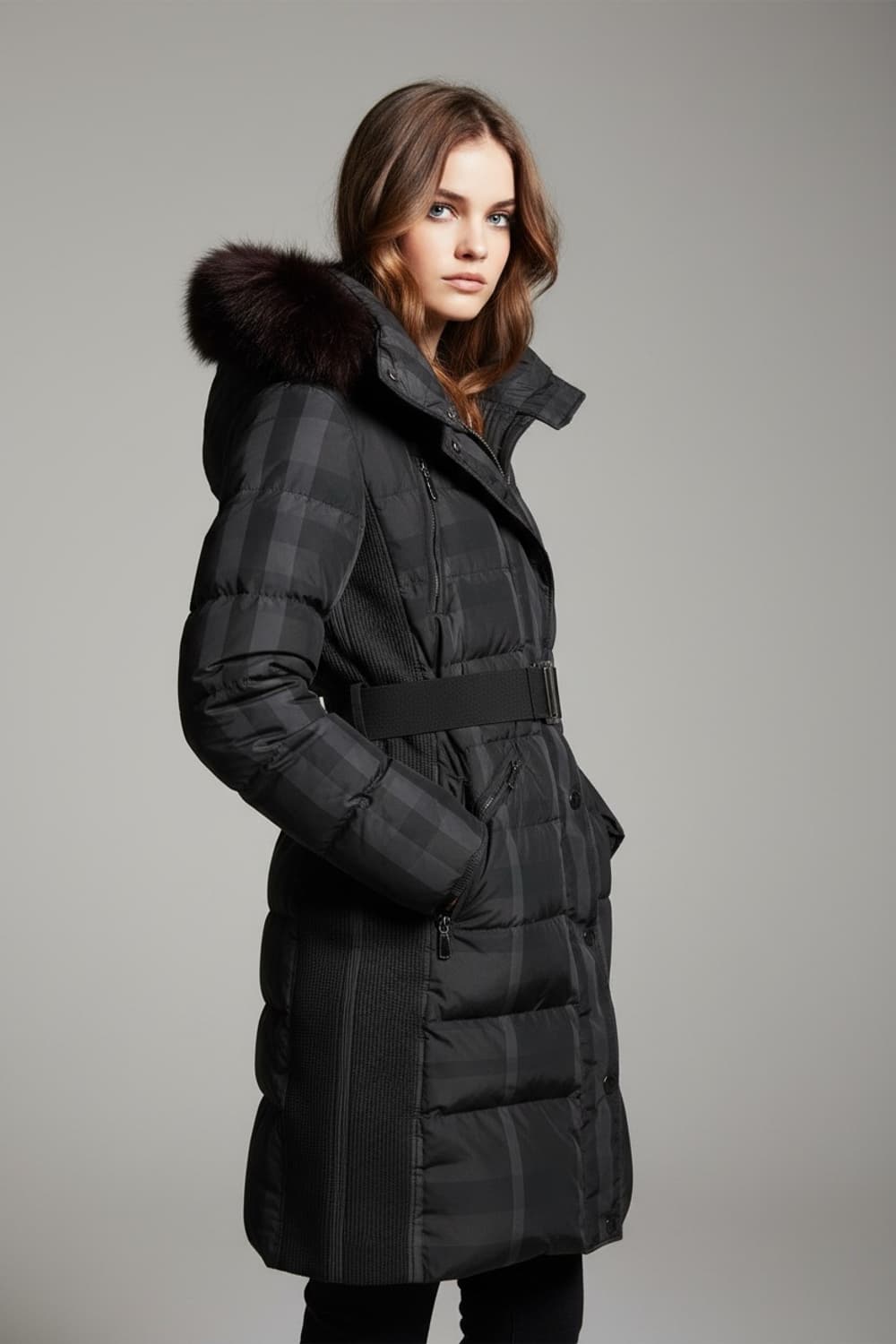 버버리 아비데일 폭스퍼 롱패딩(S/55) 상품이미지1