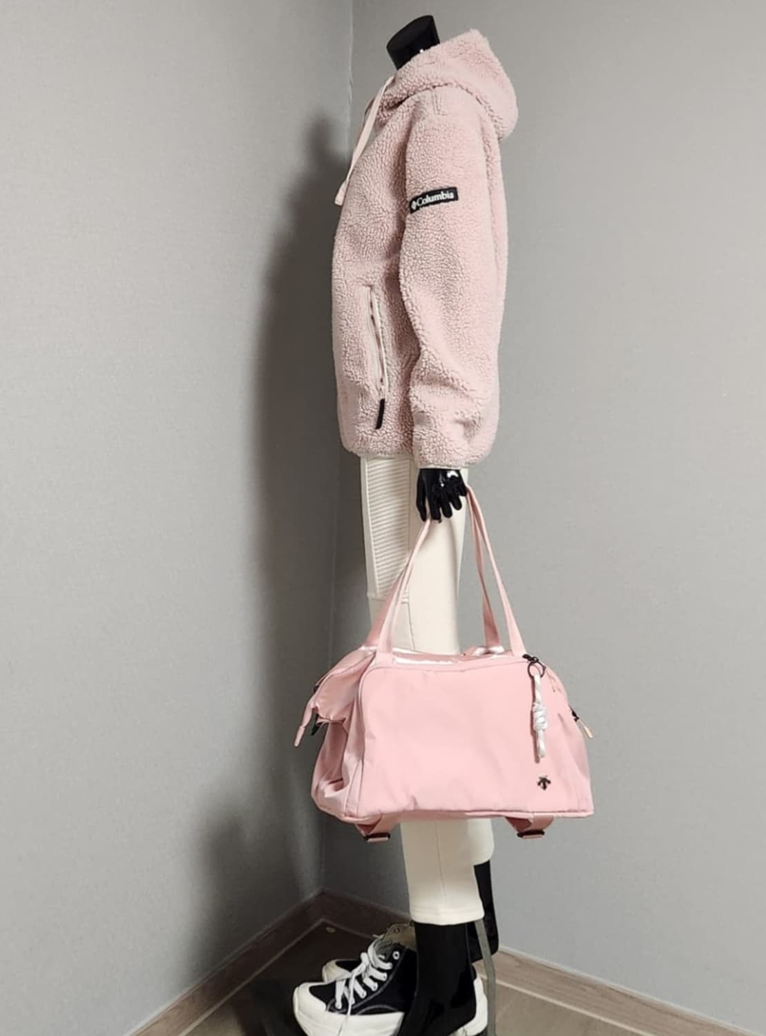 핑크 뽀글이 점퍼 상품이미지3