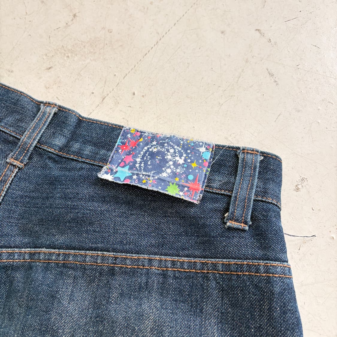 BBC 빌리네어 보이즈 클럽 러닝독 데님 반바지 S 상품이미지9