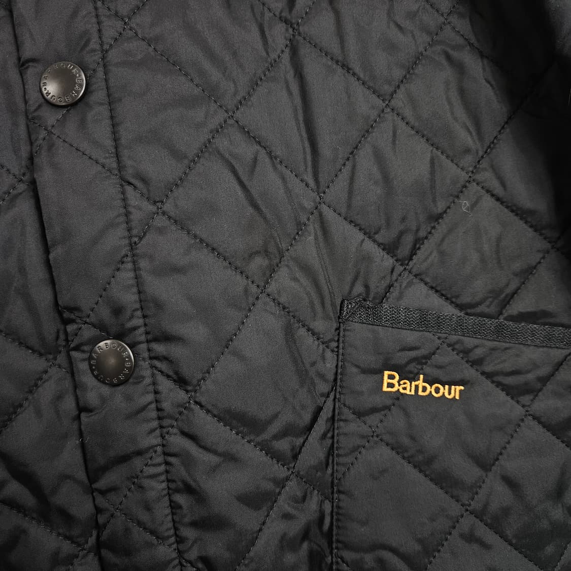 바버 리데스데일 퀼팅 자켓 M 블랙 상품이미지4